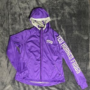 : TCU Horned Frogs Women's Full-Zip Performance Jacket - G-III Sports by Carl Ba